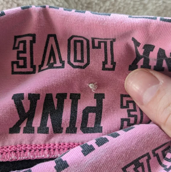 VS Pink Foldover Yoga Shorts XS - Picture 5 of 7